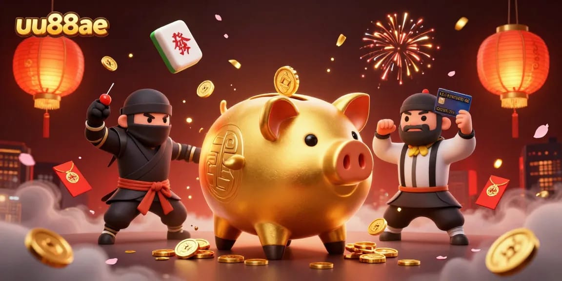 Experience exciting wins at uu88ae with a thrilling 3D casino game scene filled with action.