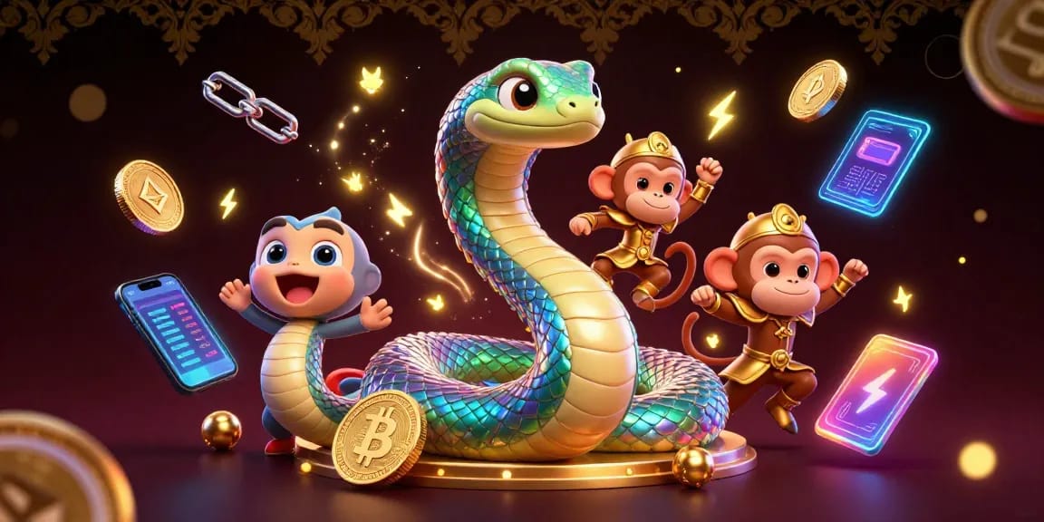 Experience thrilling gameplay with luongsontv's vibrant 3D animated scene of crypto gaming adventure.