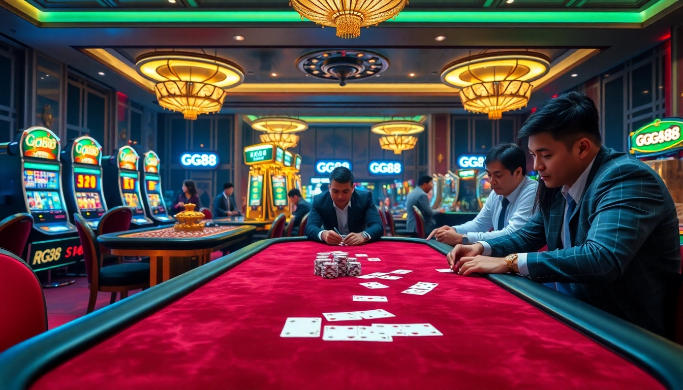 Experience thrills at GG88 with vibrant casino tables and dynamic gameplay.