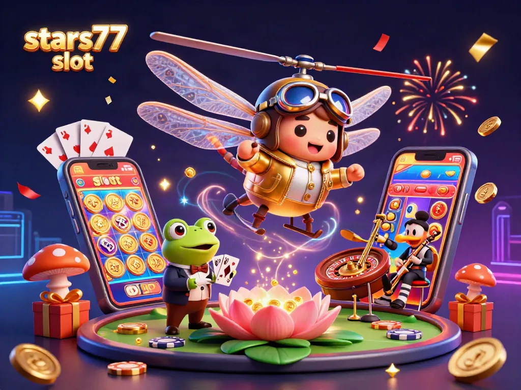 Menangkan hadiah besar di stars77 slot dengan permainan slot yang menggembirakan!