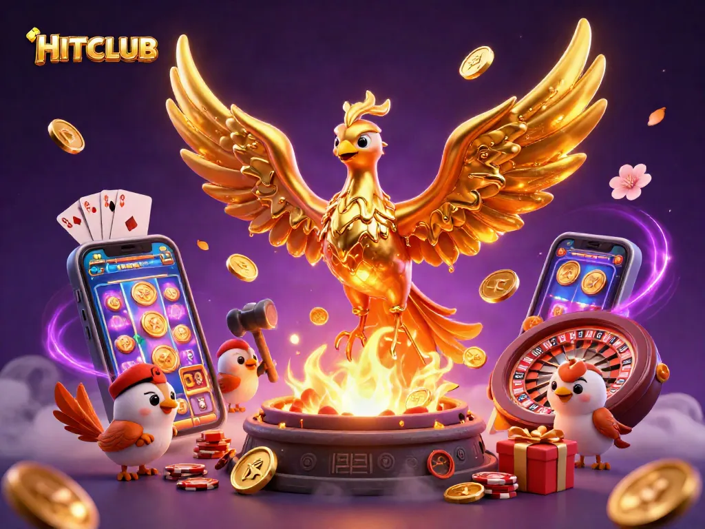Experience the thrill of HITCLUB with vibrant slot games and dazzling casino elements