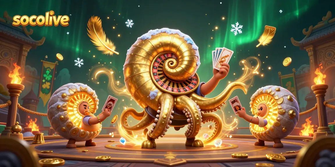 Experience high-stakes gaming with socolive featuring vibrant 3D characters and a dynamic casino scene.