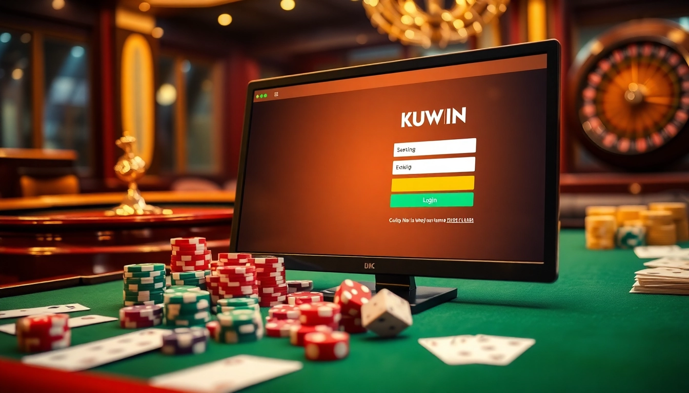Experience the thrill of betting at https://kuwincom.net/ with dynamic poker chips and online slots.