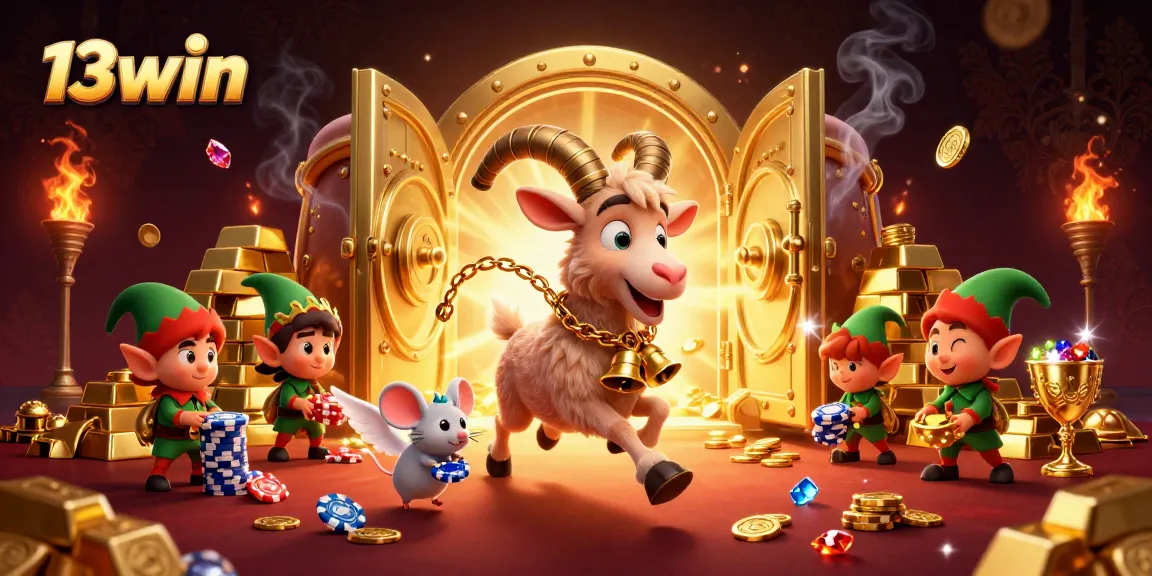 Engage in thrilling games at 13win casino with festive chaos and gleaming treasures!
