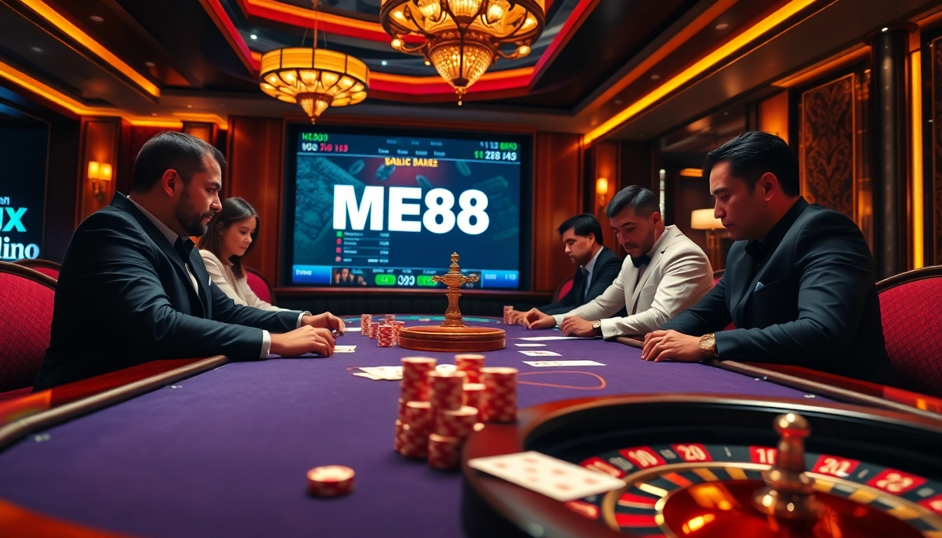 Experience high-stakes poker action at https://me88.in.net/ with vibrant casino visuals and thrilling excitement.