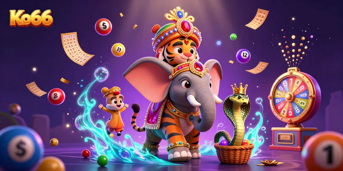 Engage in thrilling lottery activities at Ko66 with lively games and vibrant visuals.