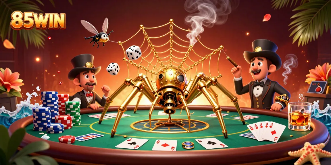 Engage in thrilling gameplay at 85WIN with dynamic poker scenes and lavish decorations.