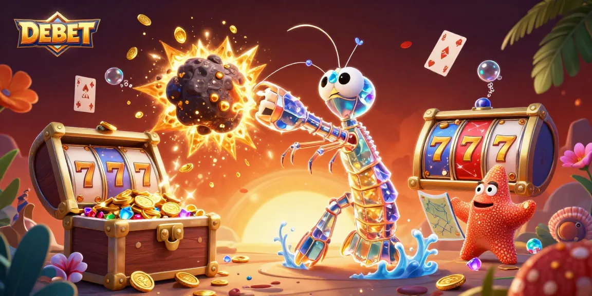 Experience thrilling wins with DEBET's vibrant casino adventure filled with treasures and excitement.