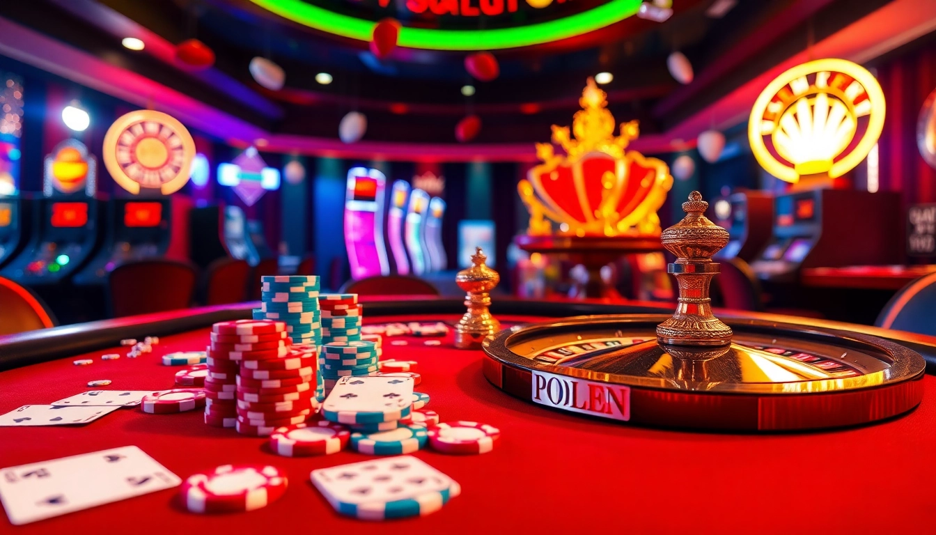 Experience the thrill of gaming at https://ga6789.cn.com with luxurious casino chips and vibrant game tables.