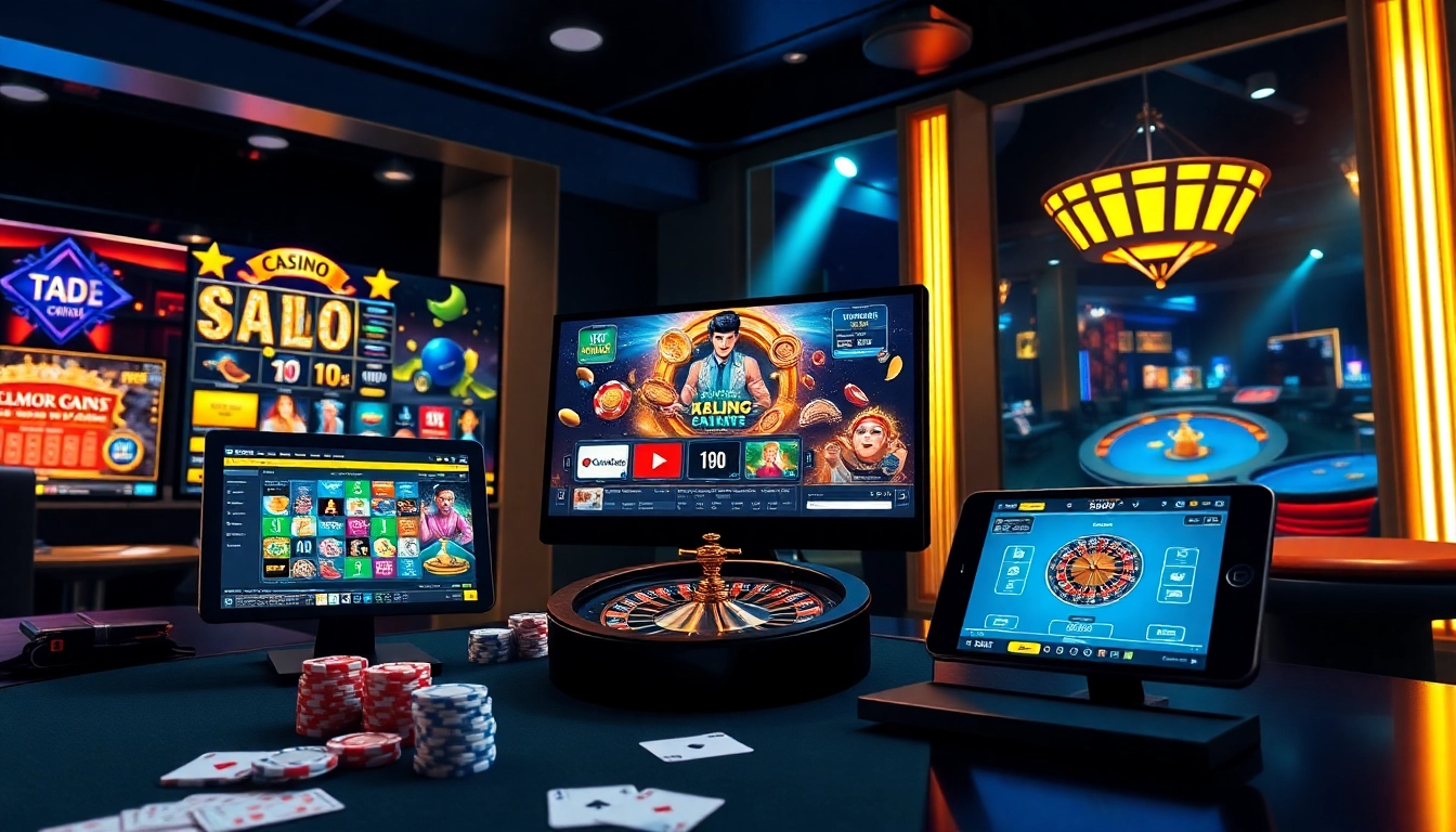Exciting online gaming scene with 58ee platform showcasing luxurious casino options.