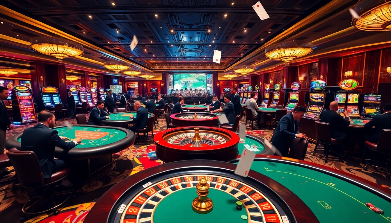 Experience the excitement of gambling at https://mm88.press/ with vibrant casino visuals of high-stakes action.